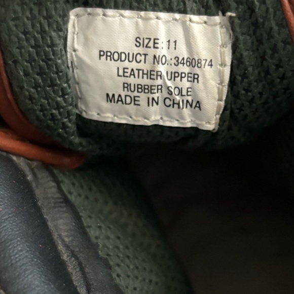 Men’s Duck Boots, Lace Up Rain Boots, Size 11 - Picture 7 of 9